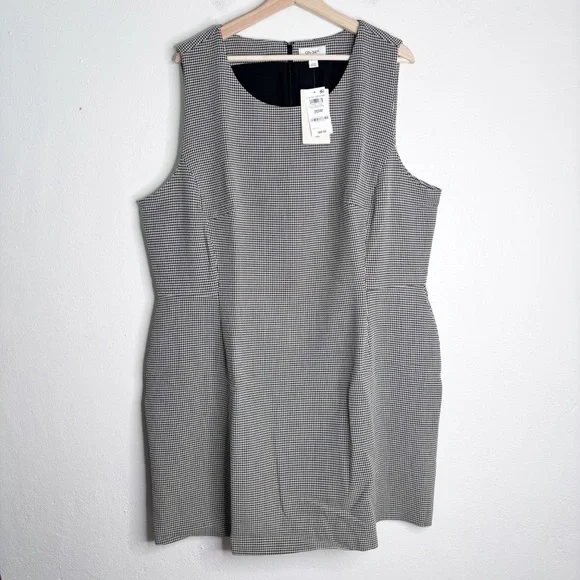 ON 34th Houndstooth Double Weave Sheath Dress Size 20 NWT - Picture 2 of 15